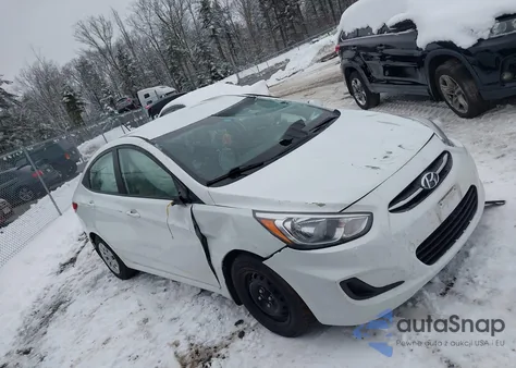 2016 Hyundai Accent Se z USA, uszkodzony, nr VIN KMHCT4AE2GU149823